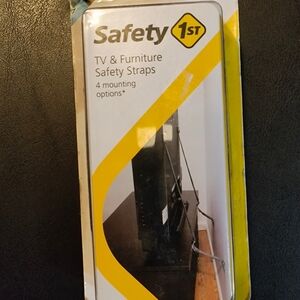 Safety 1st Black TV & Furniture Safety Straps